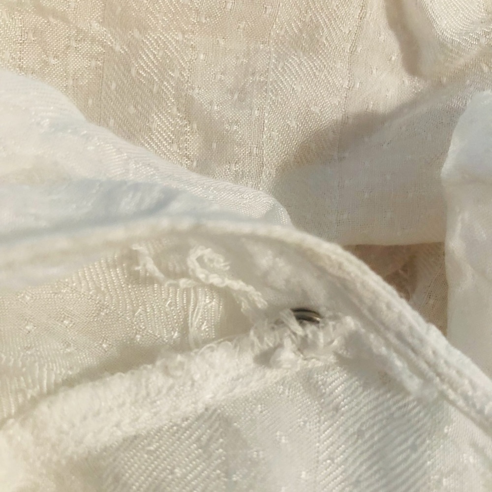 Calvin Klein Y-neck pleated embellished top S - Picture 16 of 16